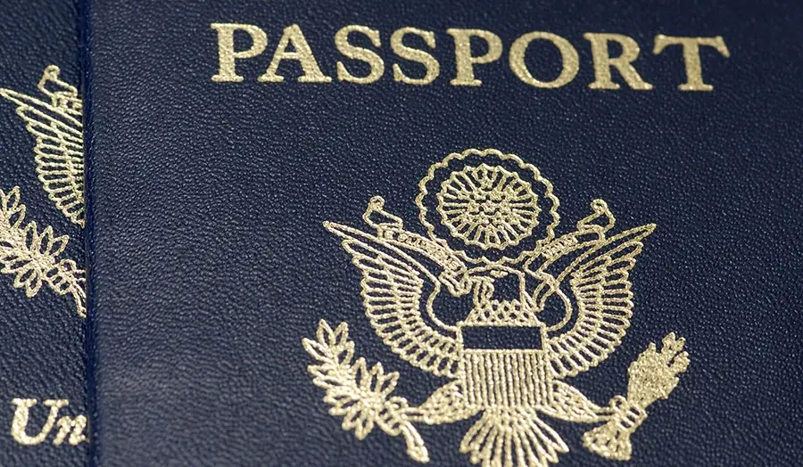 Beach scene with van